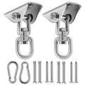 Produktbild: Satz aus 2 schwenkbaren Deckenhaken, 450 kg Tragfähigkeit