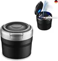 Produktbild: Besylo Auto-Aschenbecher, Easy Clean Up Abnehmbarer Autoaschenbecher mit