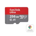 Produktbild: SanDisk microSDXC Ultra 256GB, Class 10, 150MB/s + SD-Adapter, für Chromebooks