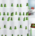 Produktbild: Spirella 10.10643 Duschvorhang Quack Green, Textil B x H: 180 cm x 200 cm