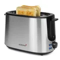 Produktbild: Korona 21255 Toaster | Hochwertiges Edelstahlgehäuse | Integrierter Brötchenaufsatz | Stufenlos einstellbarer Bräunungsgrad | Krümelschublade | 900 Watt