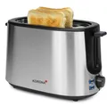 Produktbild: KORONA Toaster 21255 1000W Edelstahl Brötchenaufsatz Krümelschublade schwarz NEU
