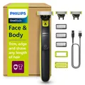 Produktbild: Rasierer Trimmer Bodygroomer Gesicht Körper 360 Klingen Nass Trocken 3x 1/3/5mm