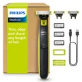 Produktbild: Philips OneBlade QP2824/31 Hybrid-Trimmer für Bart und Körper mit 360-Grad-Kling