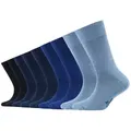 Produktbild: s.Oliver Kinder Socken, 9er Pack - Kurzsocken, einfarbig Blau 35-38