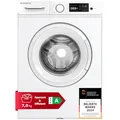 Produktbild: Telefunken Waschmaschine 7kg | Frontlader 1400 U/Min. | Inverter Motor - Leise & Effizient | Schontrommel aus Edelstahl | Startzeitvorwahl | Washing Machine | 15 Programme | EEK A | W714A1W weiß