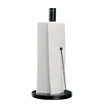 Produktbild: kela Küchenrollenhalter schwarz matt, auch für Dicke Rollen, Papierrollenhalter stehend 33,5 cm hoch, Rollo, Metall