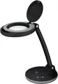 Produktbild: LED-Stand-Lupenleuchte, 6 W, schwarz 80-450 lm, dimmbar, 100 mm Glaslinse