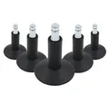 Produktbild: hjh OFFICE Stuhlrolle Stuhlgleiter 5 x STAND Nr. 12 Metall, Kunststoff, (5er Pack), Hartböden & Teppichböden