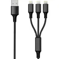 Produktbild: 2GO 797155 USB Kabel USB B USB C/Micro-USB B/Lightning (1.50 m) (797155)