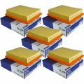 Produktbild: 5x MAHLE / KNECHT Luftfilter LX 1458 Air Filter