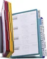 Produktbild: Durable Sichttafelwandhalter VARIO WALL 20 - 5512 Blau, Gelb, Grün, Rot DIN A4 Anzahl der mitgelieferten Sichttafeln 20