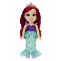 Produktbild: Disney Princess Arielle Puppe 35cm, reflektierende Glitzeraugen, bewegliche Gelenke, ausziehbares Outfit, Schuhe, Diadem, langes rotes Haar, für Mädchen ab 3 Jahren