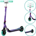 Produktbild: QKIDS BRO Kinderroller - Lenker 360°, ABEC-7, Aluminium, Bis 50kg - Violett