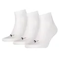 Produktbild: PUMA gemischt Puma - Quarter Plain 3p Sportsocken, Weiß, 39-42, 3er Pack