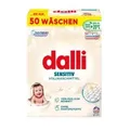 Produktbild: dalli Universalwaschmittel Sensitiv, mit schonender Formel 504077 , 2,5 kg - Packung, 50 Waschladungen