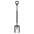 Produktbild: Fiskars Schaufel, Breite: 23 cm, Länge: 131,7 cm, SoftGrip, Hochwertiger Borstahl, Grau/Schwarz, Ergonomic, 1066712