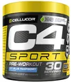 Produktbild: C4 Sport - Pre-Workout-Booster Icy Blue Raspberry (Himbeere) - Zuckerfreies GetränkeBooster für Energy Drink - für Männer & Frauen - Beta-Alanin + Kreatin - 30 Portionen