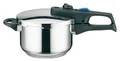 Produktbild: ELO Schnellkochtopf Praktika XS 18 cm, aus Edelstahl 18/10, automatisches Druckregelsystem, schonendes Garen, starker ELO-Therm Speicherboden, mit Sicherheitsmechanismus, Schnellkochtopf Induktion
