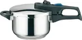 Produktbild: ELO Schnellkochtopf Praktika Plus XS 99388 | 2,7 Liter | Edelstahl | Ø18 cm | Induktion geeignet | silberfarben