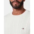 Produktbild: Gant Pullover ecru fein gestrickte Baumwolle - Beige - M
