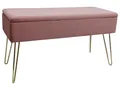 Produktbild: ECHTWERK Sitzbank-/Truhe Scarlett mit Samtbezug (Rosa)
