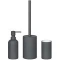 Produktbild: Blomus Bad-Accessoire-Set Banja, Keramik, Betonoptik, Badaccessoires, Waschplatzzubehör
