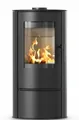 Produktbild: ILDNORD Kaminofen Ovaler Kaminofen LOKI, runde Sichtscheibe, 5,5 kW
