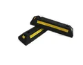 Produktbild: 2 x SBS Radstopper 55 x 15 x 10 cm/Parkplatzbegrenzung / Einparkhilfe/Reflektoren