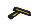 Produktbild: 2 Radstopper 55 x 15 x 10 cm / Parkplatzbegrenzung Einparkhilfe Reflektoren Set