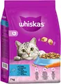 Produktbild: Whiskas Adult 1+ Trockenfutter Thunfisch, 7kg (1 Packung) - Katzentrockenfutter für erwachsene Katzen - unterschiedliche Produktverpackungen erhältlich