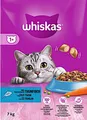 Produktbild: (€ 4,99/kg) Whiskas 1+ Thunfisch für Katzen mit Knackits Gemüse & Fisch 7kg Tüte
