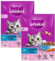 Produktbild: (€ 4,28 /kg) Whiskas 1+ mit Thunfisch Katzenfutter mit Gemüse + Fisch: 2 x 7 kg