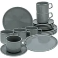 Produktbild: CreaTable 16734 Kaffeeservice Chef Collection für 6 Personen, Porzellan, grau (1
