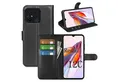 Produktbild: betterfon Handyhülle Handytasche für Xiaomi Redmi 12C Klapphülle Schwarz, 3 Kartenfächer, Magnetverschluss & Standfunktion im Lederlook