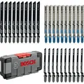 Produktbild: Bosch Stichsägeblätter Basic for Wood and Metal, für Holz und Metall, mit Box, 30-teilig