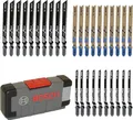 Produktbild: BOSCH Tough Box Wood/Metal Stichsageblatter-Set 30 NEU