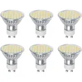Produktbild: Vicloon 6er-Pack GU10 LED Lampe, Leuchtmittel 3W, 300 Lumen, 2700 Kelvin, AC220-240V, Warmweiß Ersetzt 30W Halogenlampen, 120°Strahlwinkel Nicht Dimmbar Glühbirne