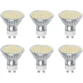 Produktbild: GU10 LED Lampe, 6er Pack, 3W, 300 Lumen, 120°, Warmweiß, Nicht dimmbar