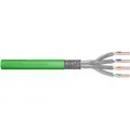 Produktbild: DIGITUS Cat.8.2 S/FTP Verlegekabel, 100 m, Simplex, Dca Dca, 100 m, ring, simplex, grün