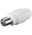 Produktbild: 5 Stück Koax Stecker Antennenstecker IEC Kupplung TV SAT Kabel Digital HDTV 3D