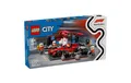 Produktbild: LEGO® City 60443 - F1® Boxenstopp mit Boxencrew und Ferrari Flitzer