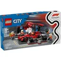 Produktbild: LEGO LEGO® City: F1® Boxenstopp mit Boxencrew und Ferrari Flitzer - ab 6 Jahren