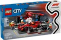 Produktbild: F1 Boxenstopp mit Boxencrew und Ferrari Flitze LEGO City 60443 N01/25
