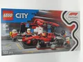 Produktbild: LEGO City F1 Boxenstopp mit Boxencrew und Ferrari Flitzer 60443 - NEU OVP ungeöf