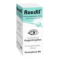 Produktbild: AZEDIL 0,5 mg/ml Augentropfen Lösung 6 ml Bei saisonalen allergischen Bindehautentzündungen oder ganzjährigen allergischen Bindehautentzündungen