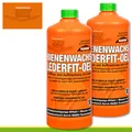 Produktbild: Pharmakas Horse fitform 2x 1l Bienenwachs Lederfit-Öl Handschuhe Jacke Sattel
