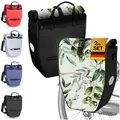 Produktbild: Valkental Fahrradtasche Gepäckträgertasche - Fahrradtasche für Gepäckträger, wasserdicht, große Reflektoren, 20L & 28L bunt Spar-Bundle