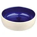 Produktbild: Trixie Katzen Keramiknapf creme/blau 12cm 0,3l spülmaschinengeeignet