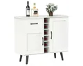 Produktbild: COSTWAY Weinschrank Buffetschrank mit 6-Flaschen Weinregal, verstellbare Regal, Weiß